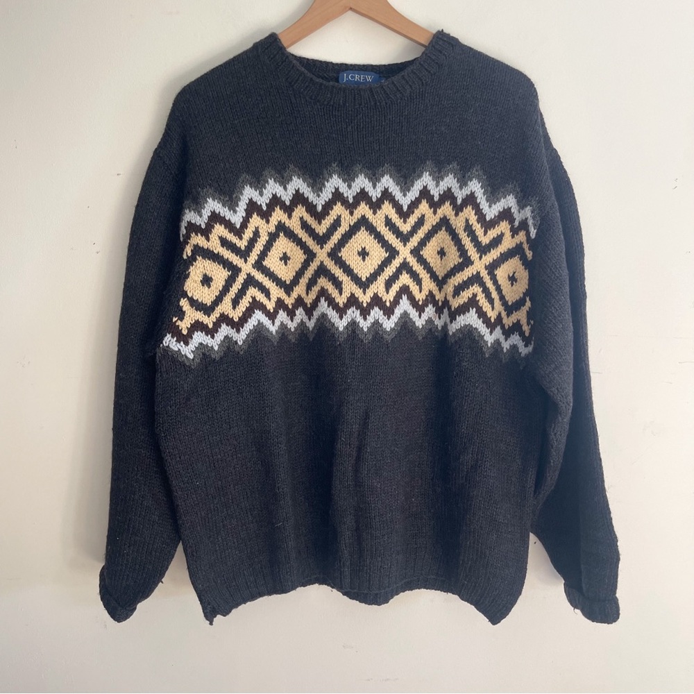 Vintage J Crew 100% Wool Sweater